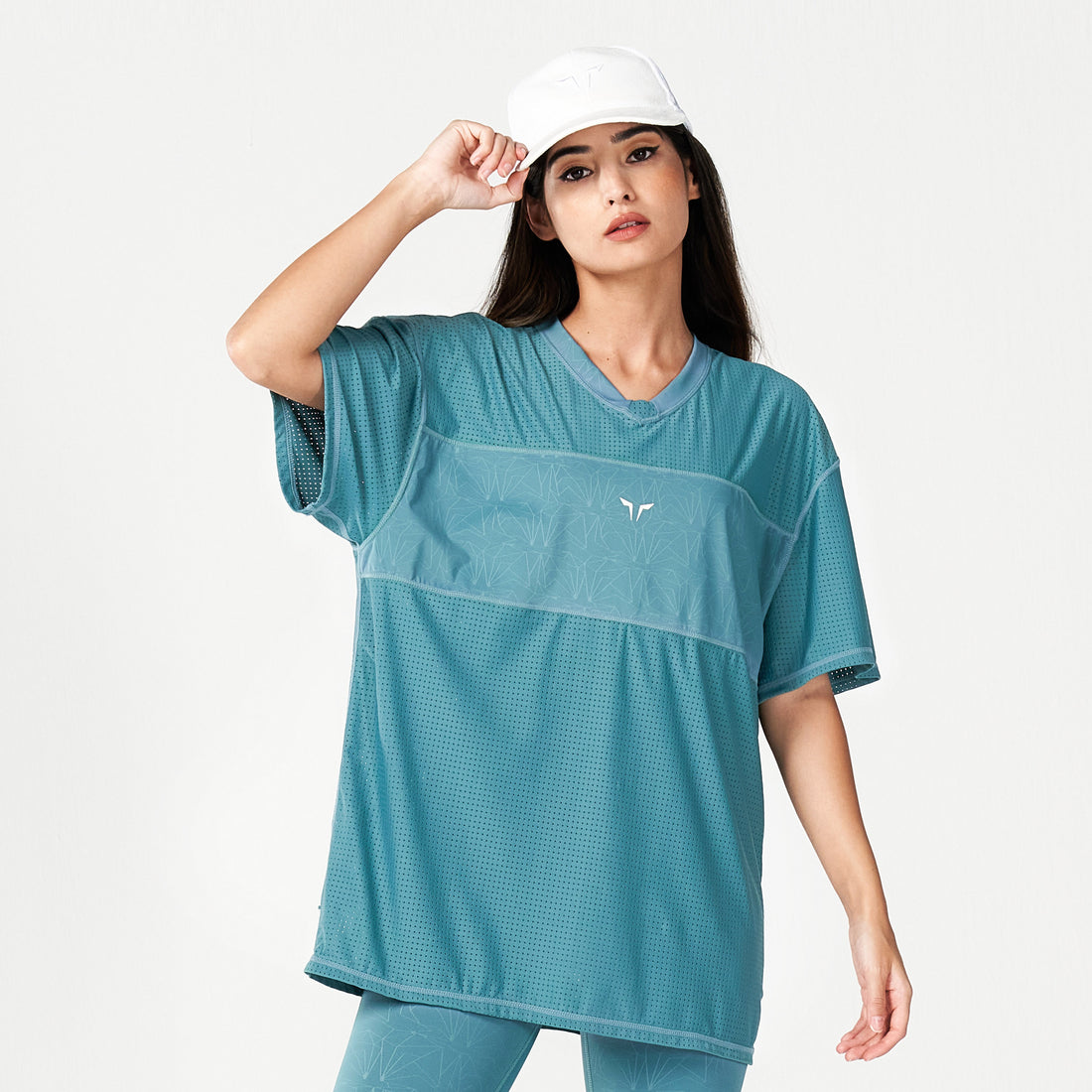 Mesh Reversible Tee - Hydro